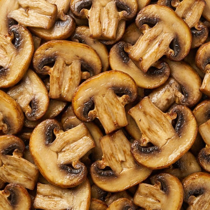 Mushrooms texture